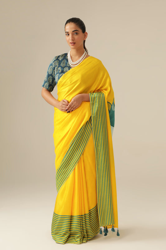 SUNSHINE POMEGRANATE SAREE