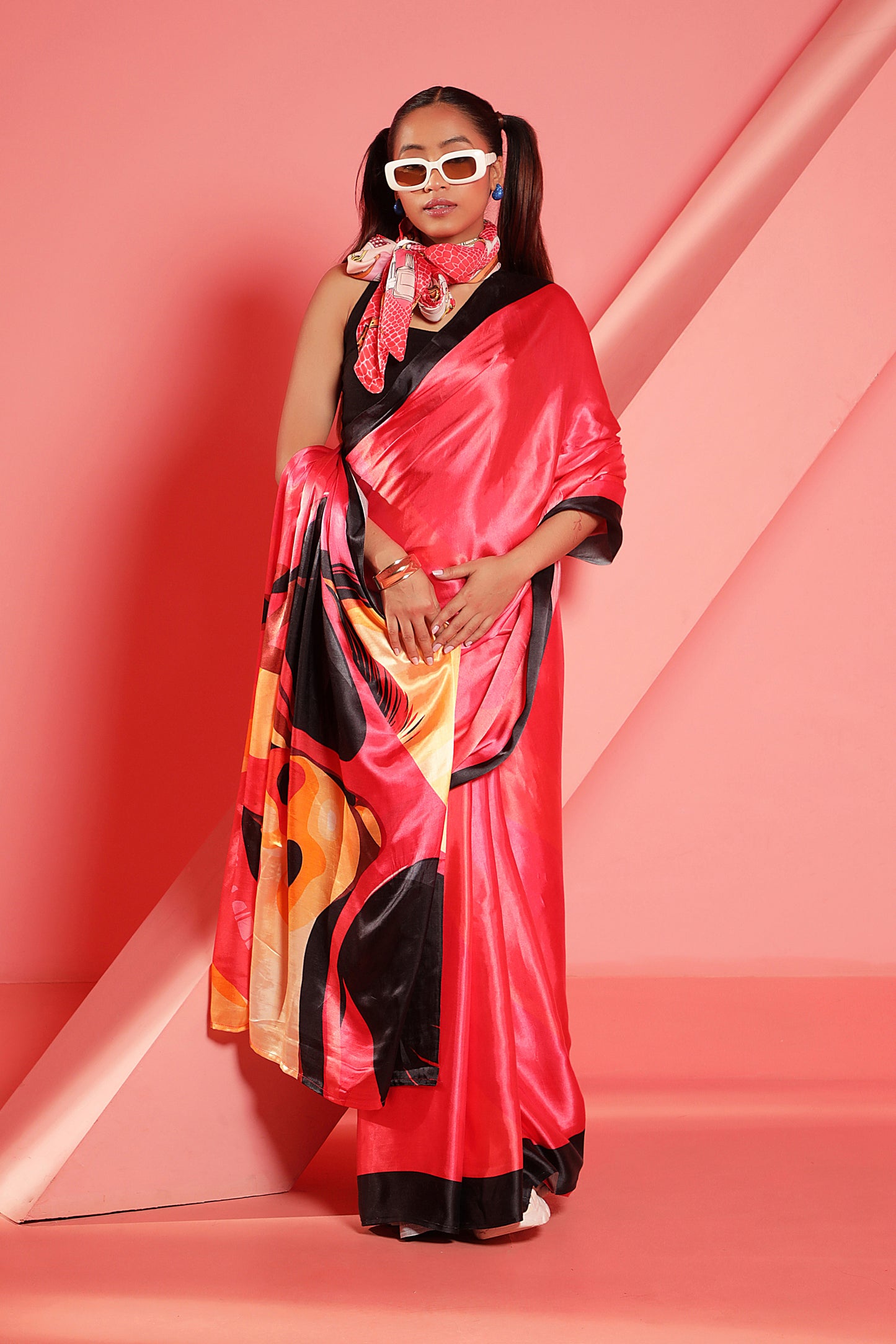 NEON DIVA SAREE
