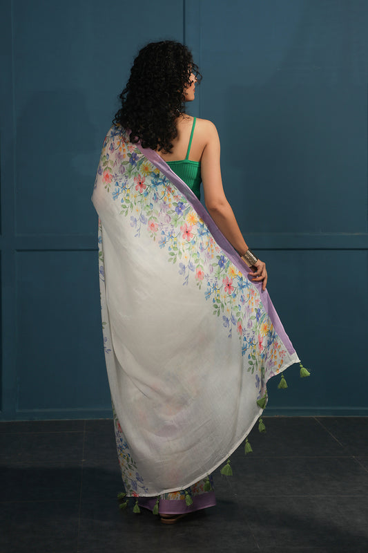 PASTEL BLOOM SAREE