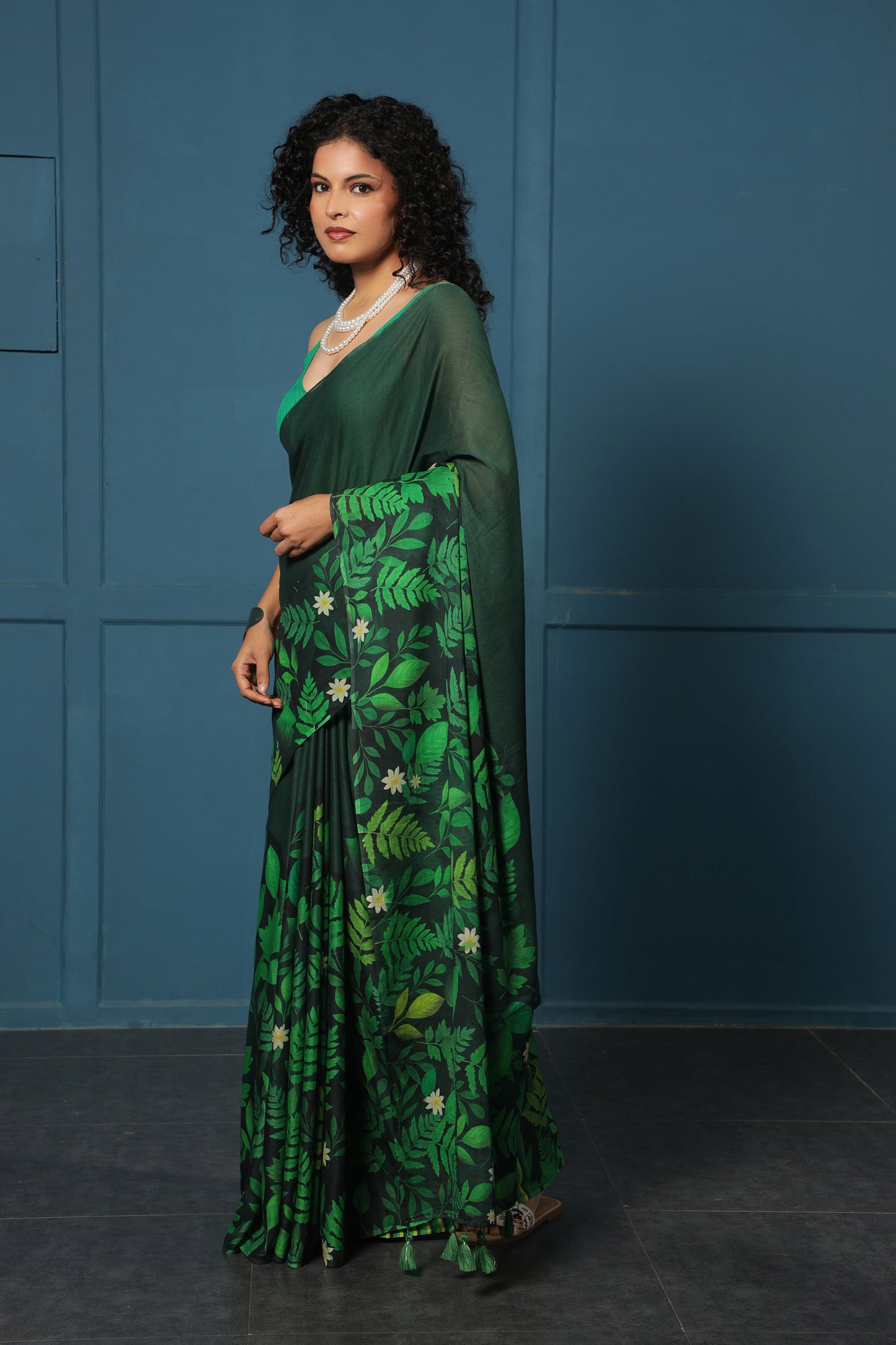 CANOPY GREEN SAREE