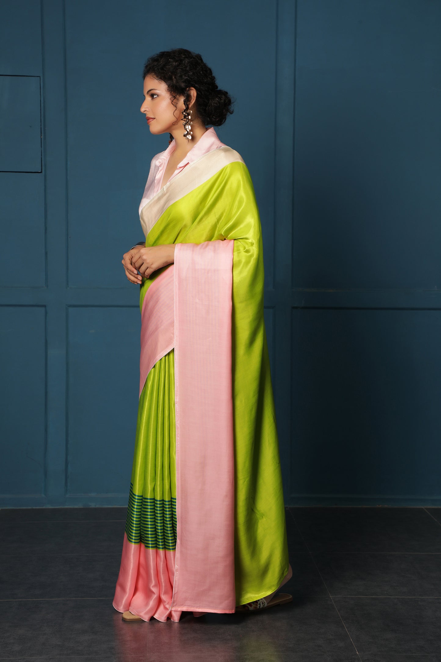 OLIVE WHISPER SAREE