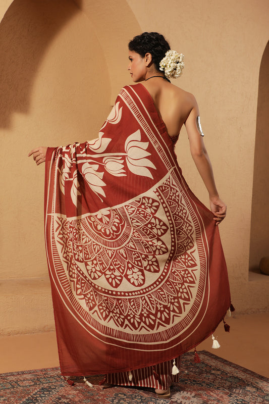 LOTUS MANDALA SAREE