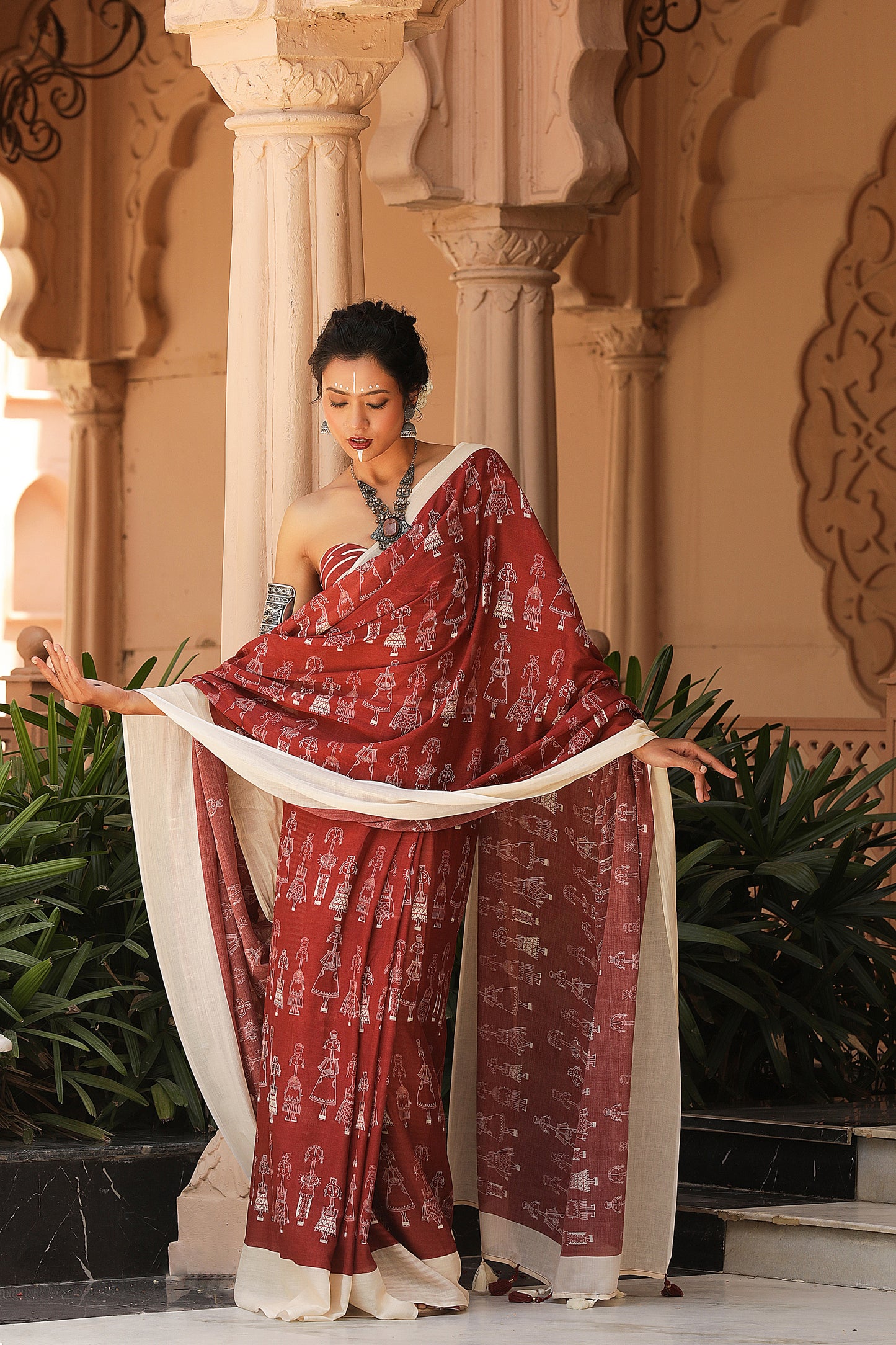 TRIBAL BORDER SAREE