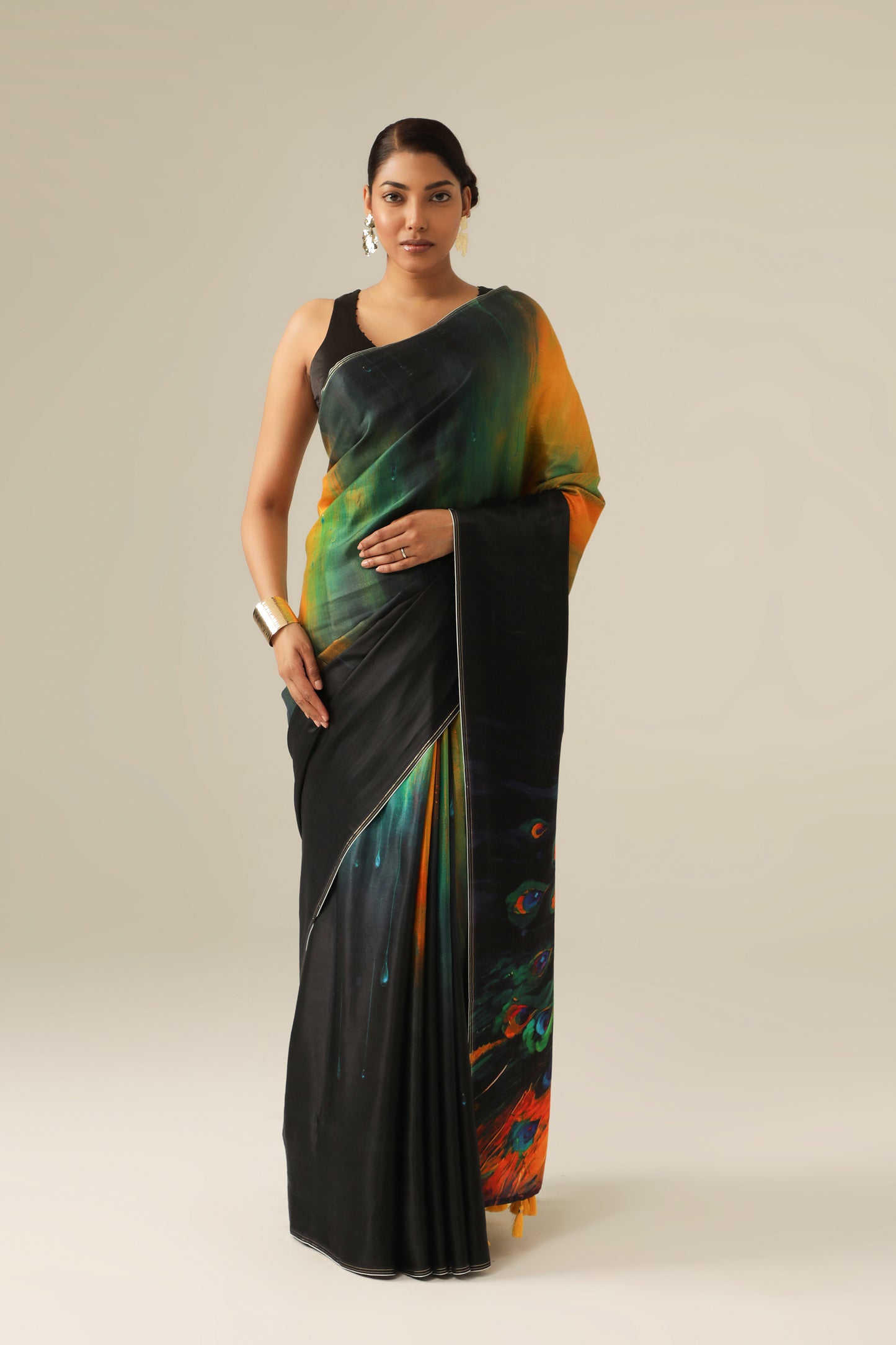MAJESTIC PEACOCK SAREE