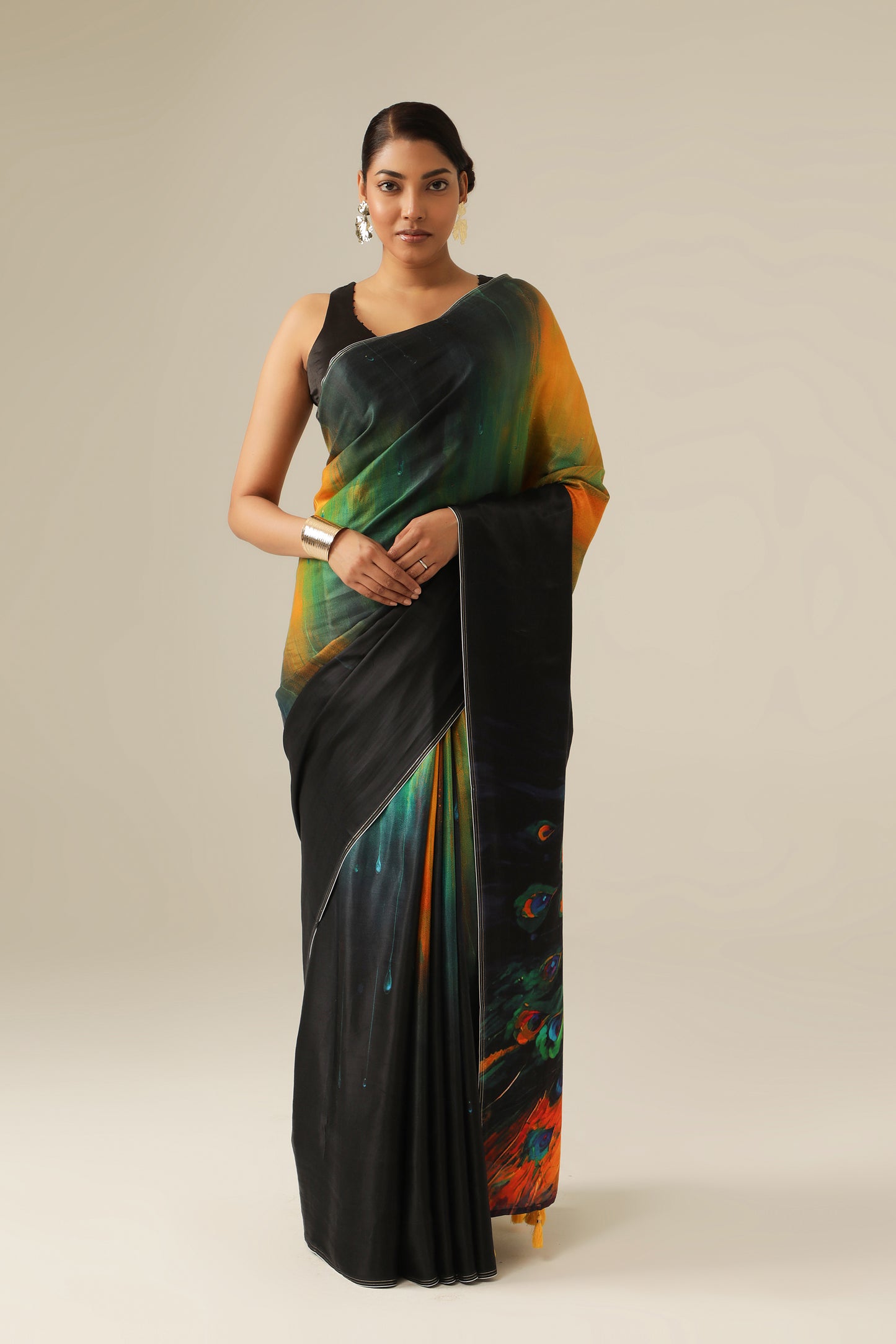 MAJESTIC PEACOCK SAREE