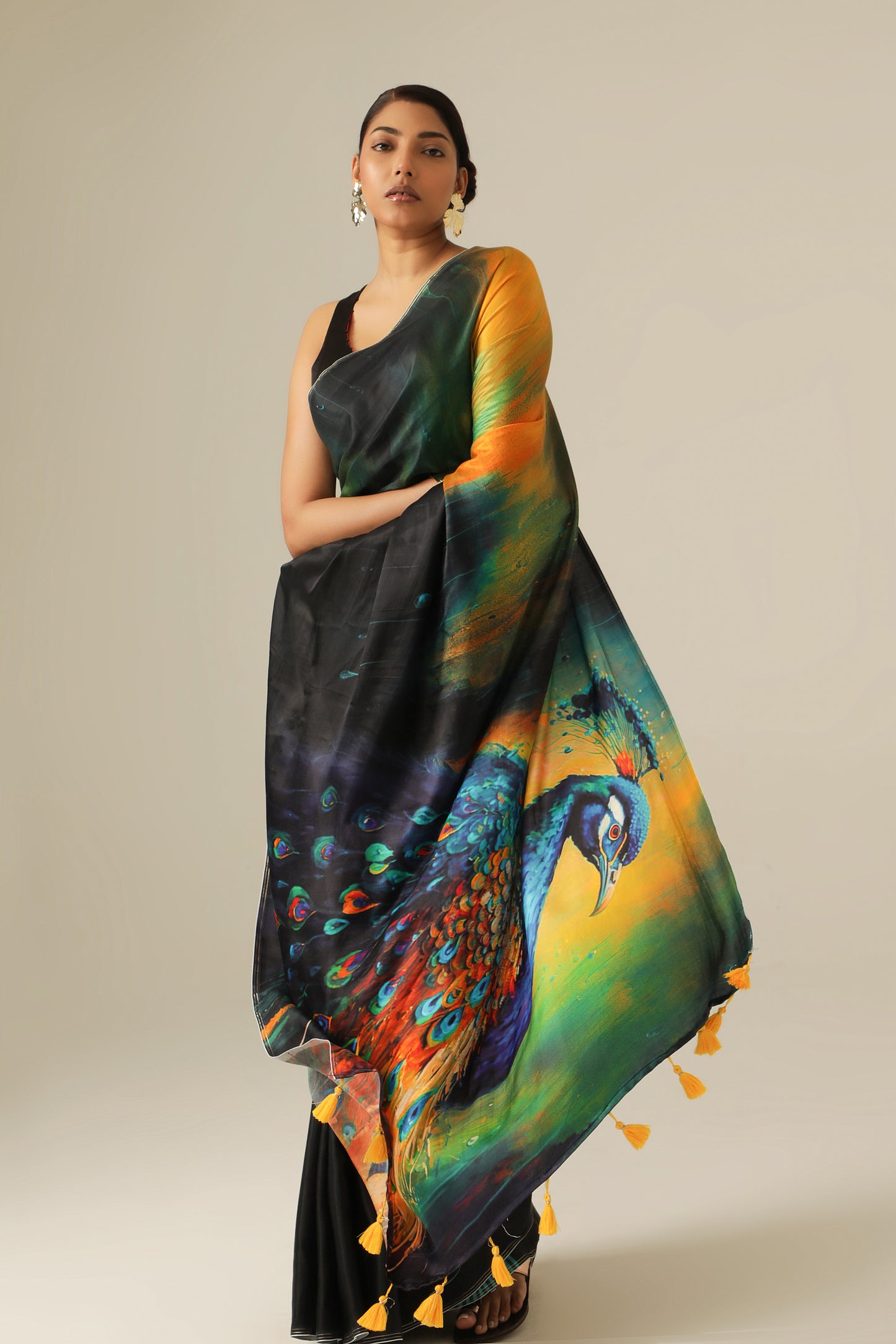 MAJESTIC PEACOCK SAREE