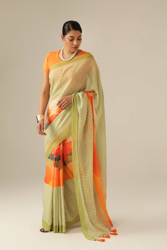 SAVANNAH SAFARI SAREE