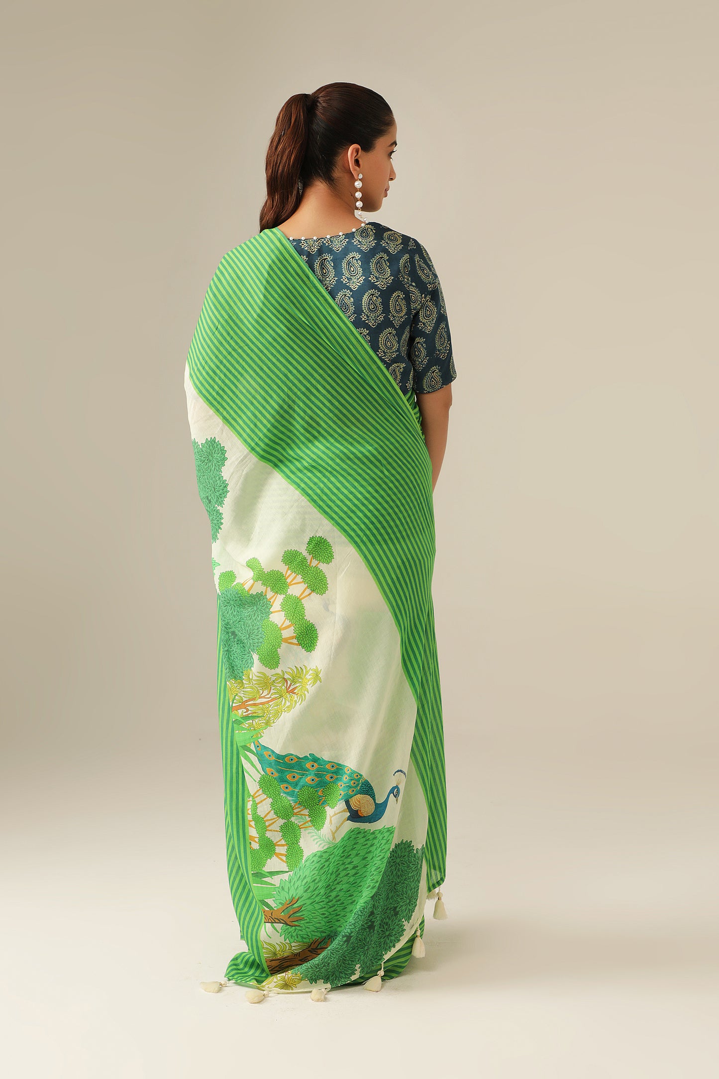 PEACOCK GROVE SAREE