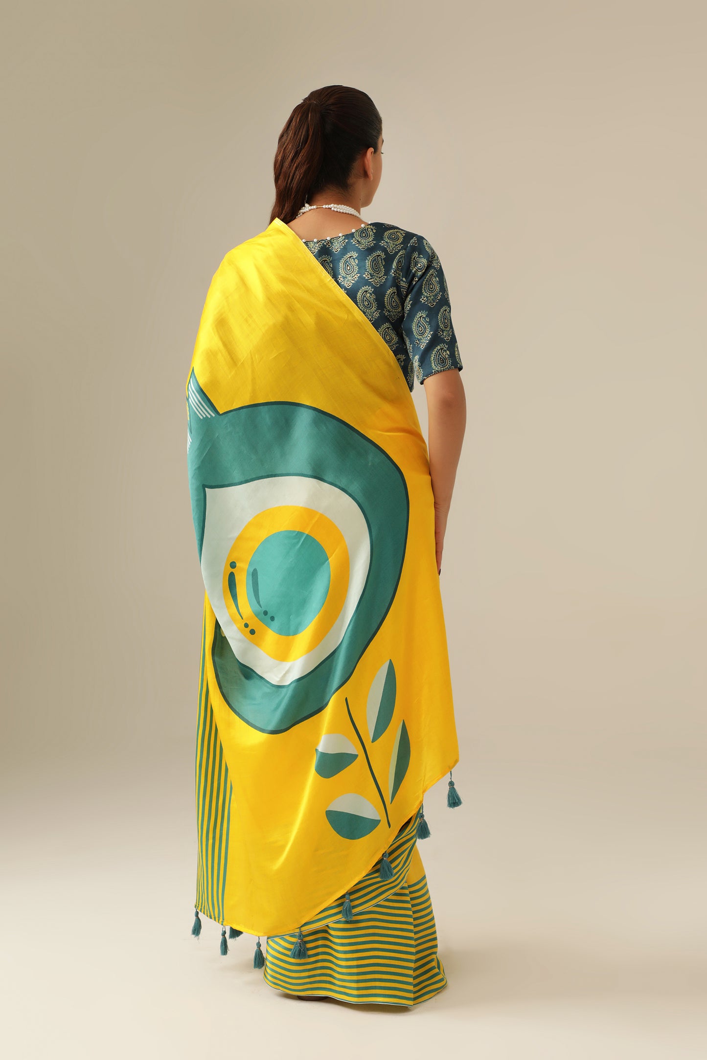 SUNSHINE POMEGRANATE SAREE