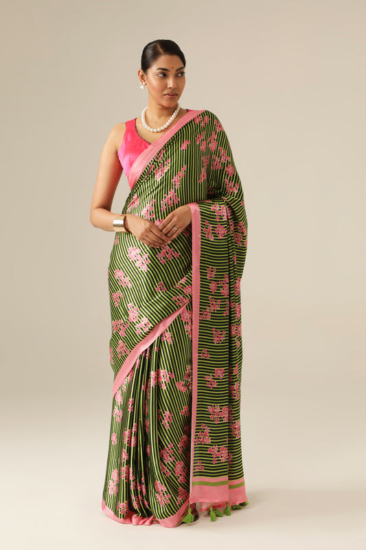 OLIVE BLOSSOM SAREE