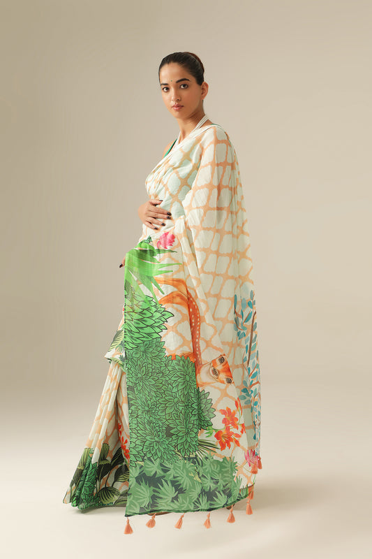 ENCHANTED FOREST SAREE