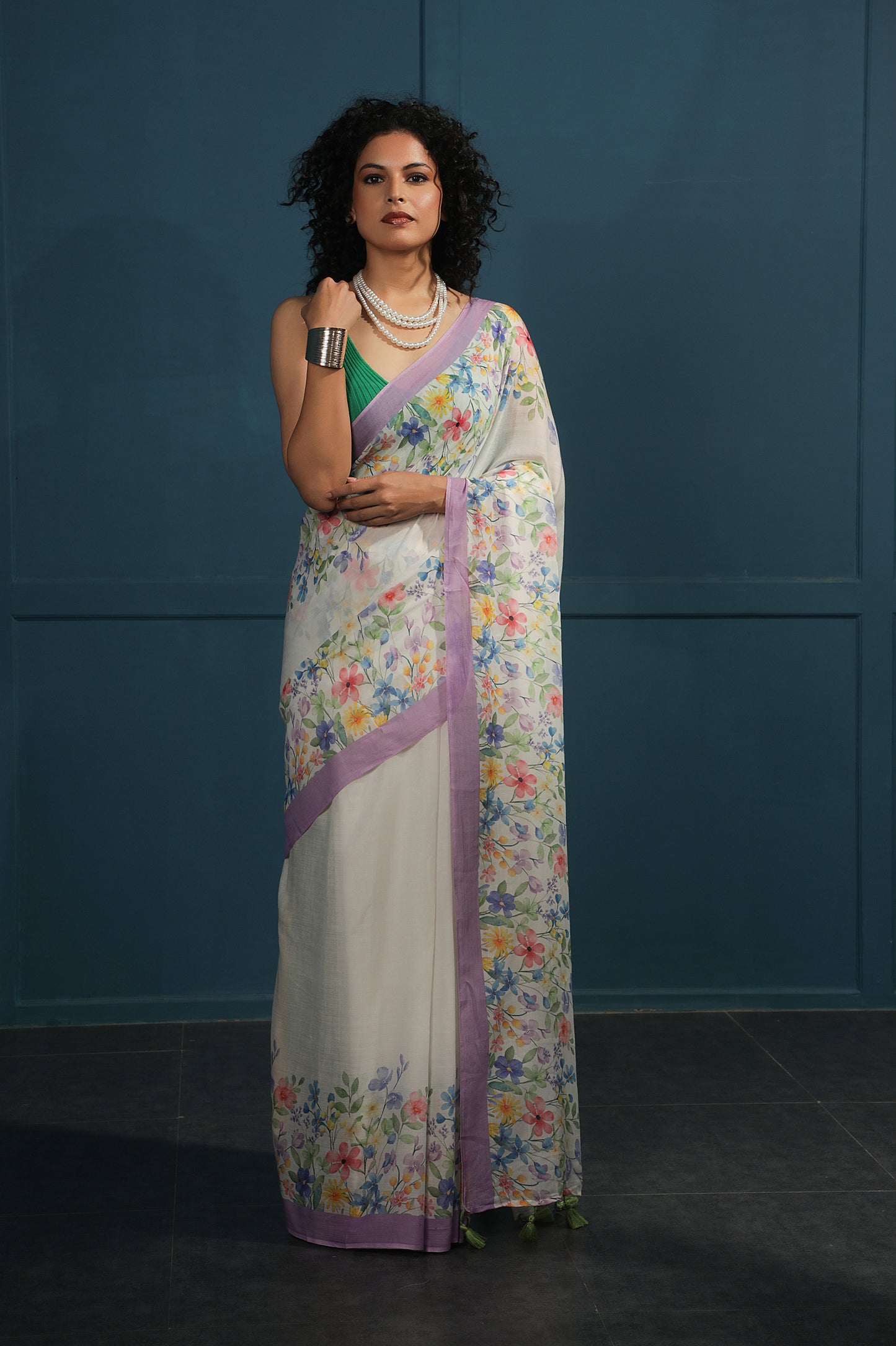 PASTEL BLOOM SAREE