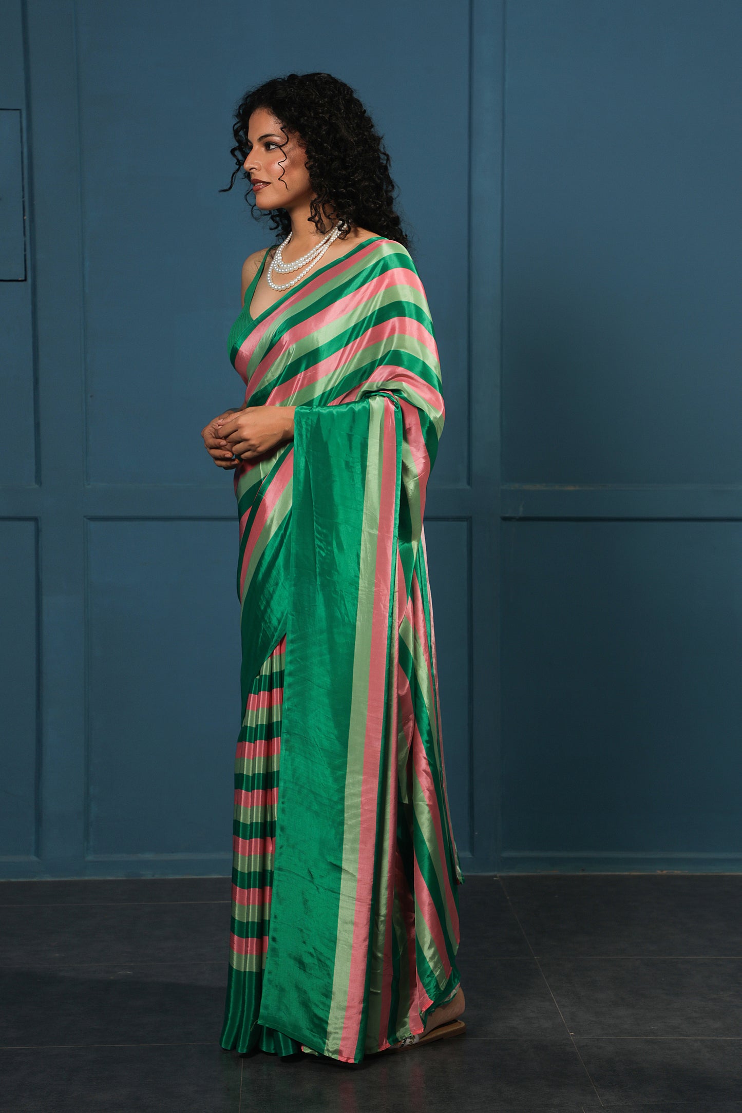 BLUSH GROVE SAREE