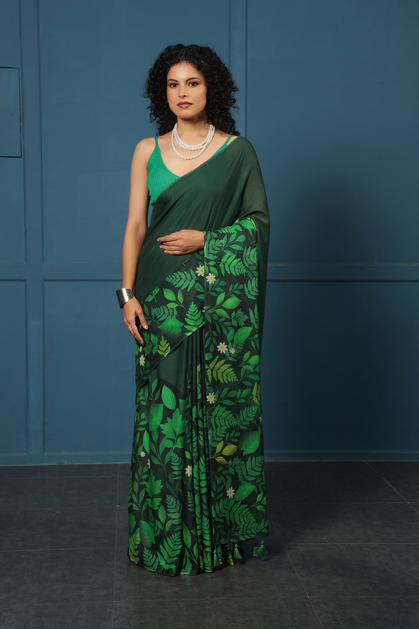 CANOPY GREEN SAREE
