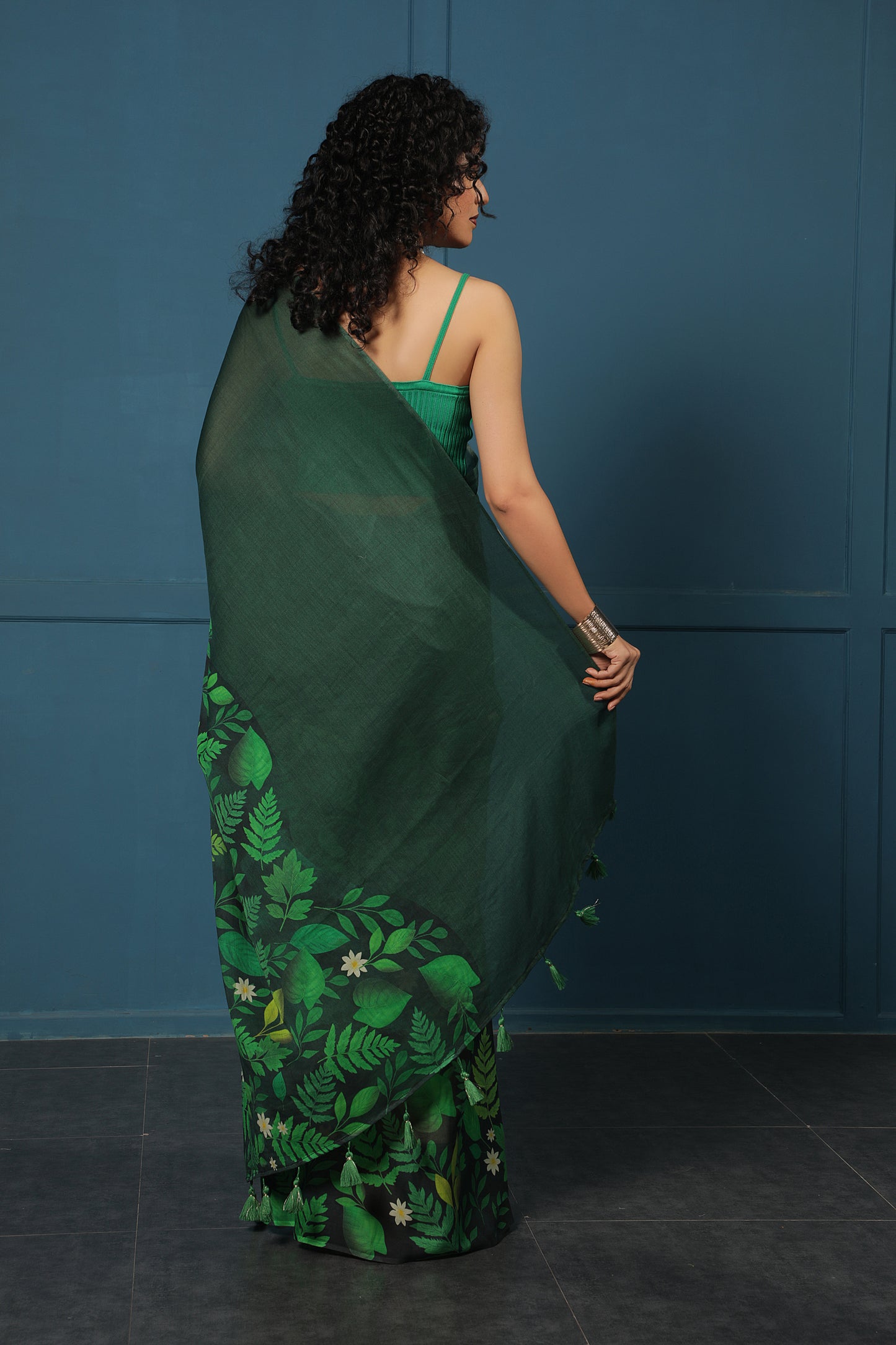 CANOPY GREEN SAREE