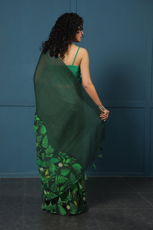 CANOPY GREEN SAREE