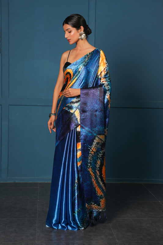 MIDNIGHT BUTTERFLY SAREE