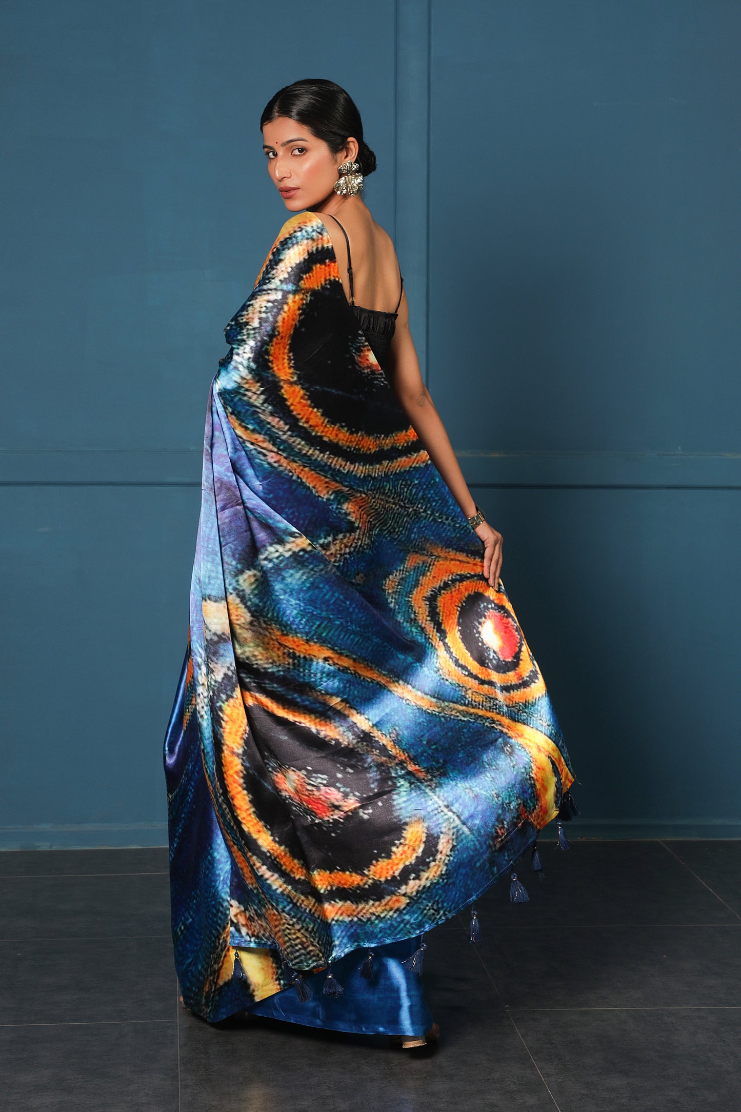 MIDNIGHT BUTTERFLY SAREE