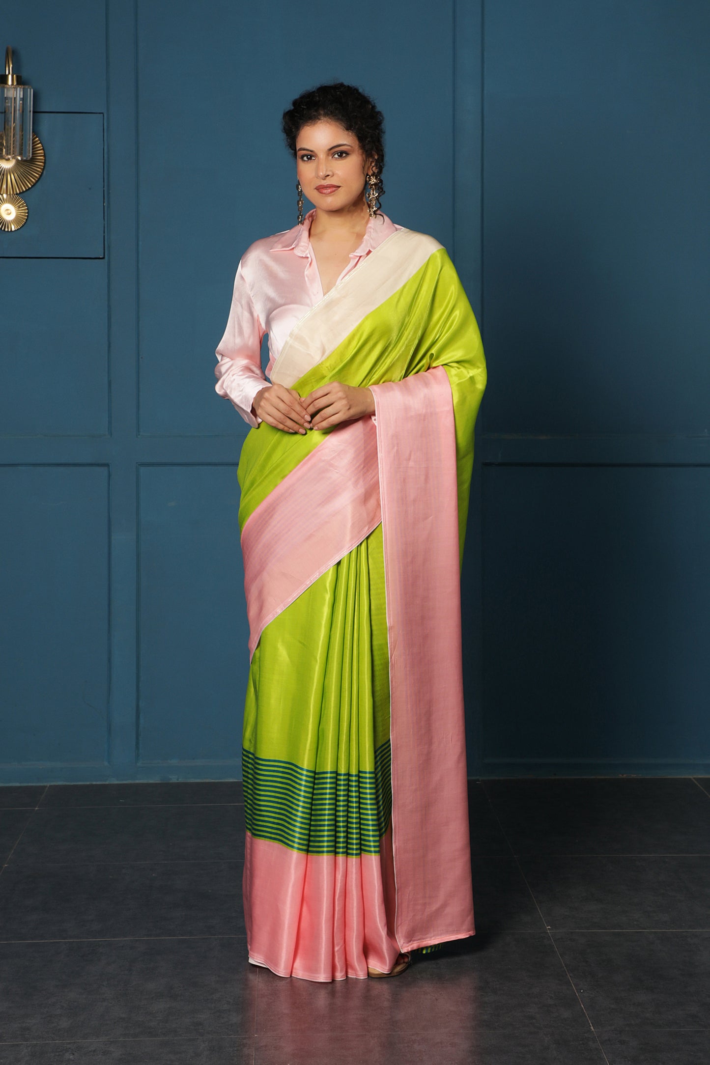 OLIVE WHISPER SAREE