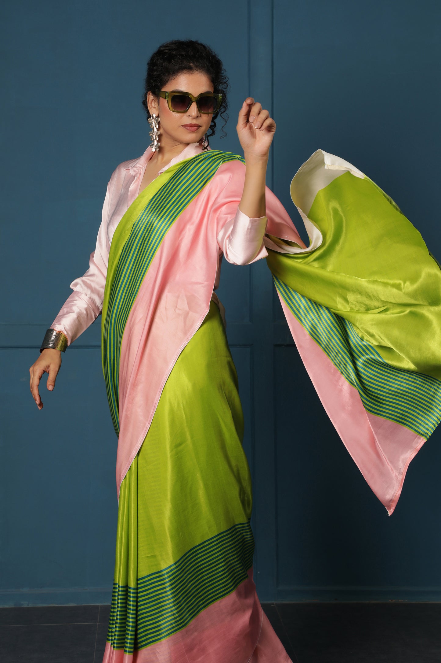 OLIVE WHISPER SAREE