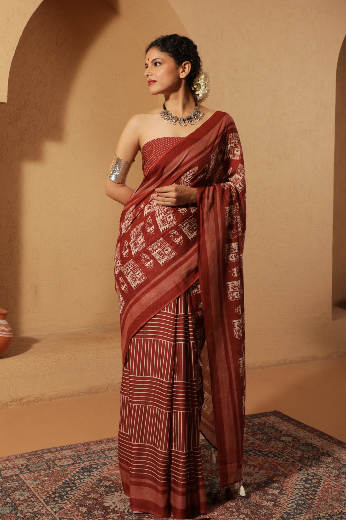 GEOMETRIC RHYTHMIC SAREE