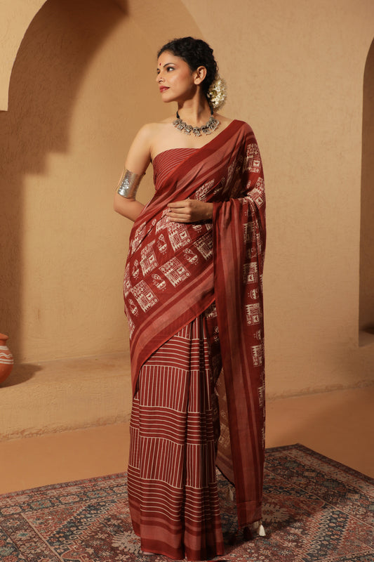 GEOMETRIC RHYTHMIC SAREE