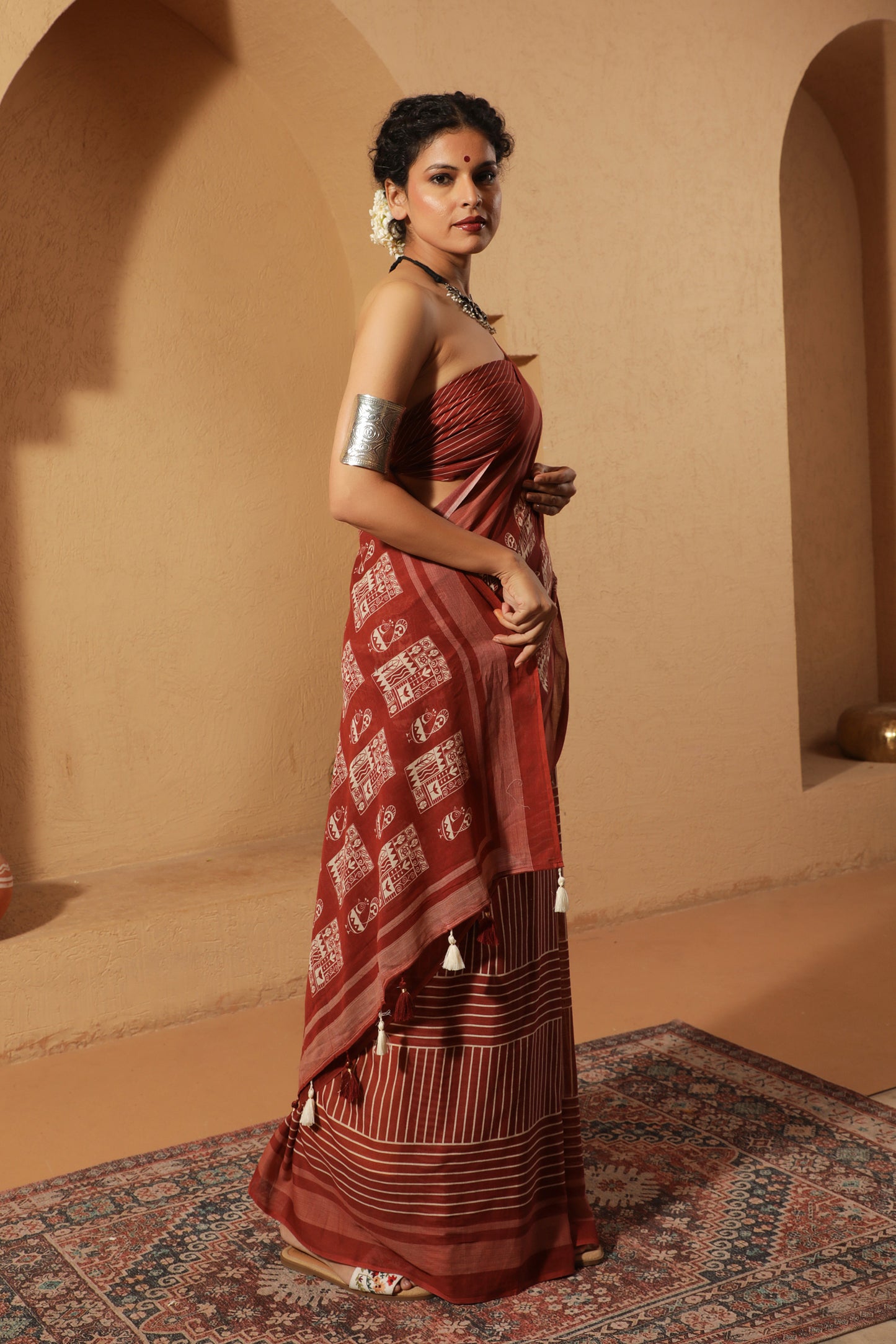 GEOMETRIC RHYTHMIC SAREE