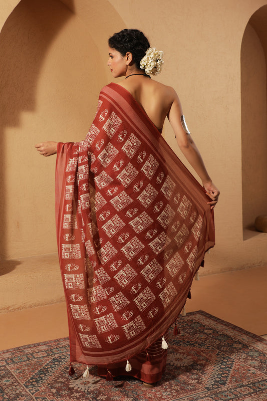 GEOMETRIC RHYTHMIC SAREE