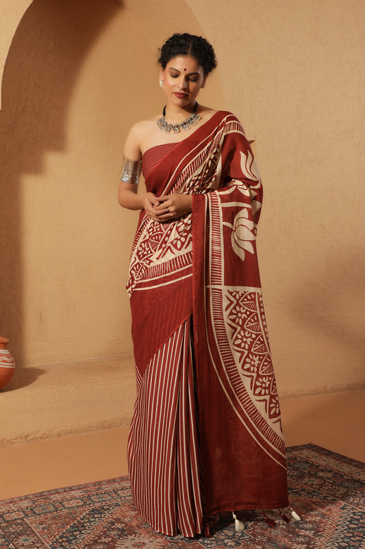 LOTUS MANDALA SAREE