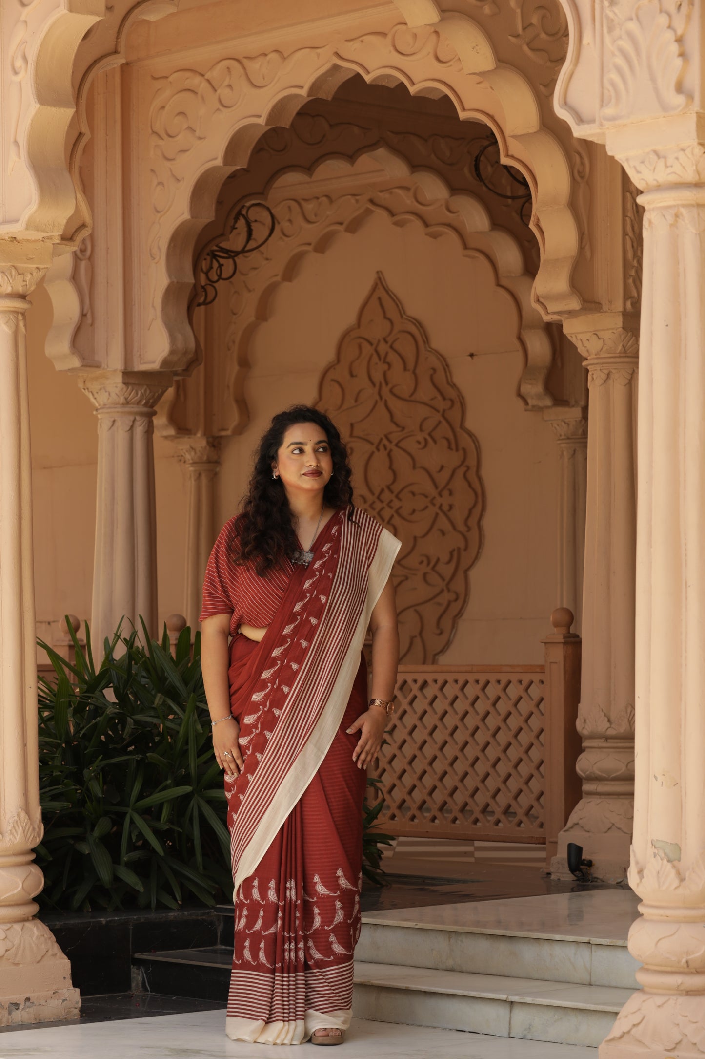 AVIAN BORDER SAREE