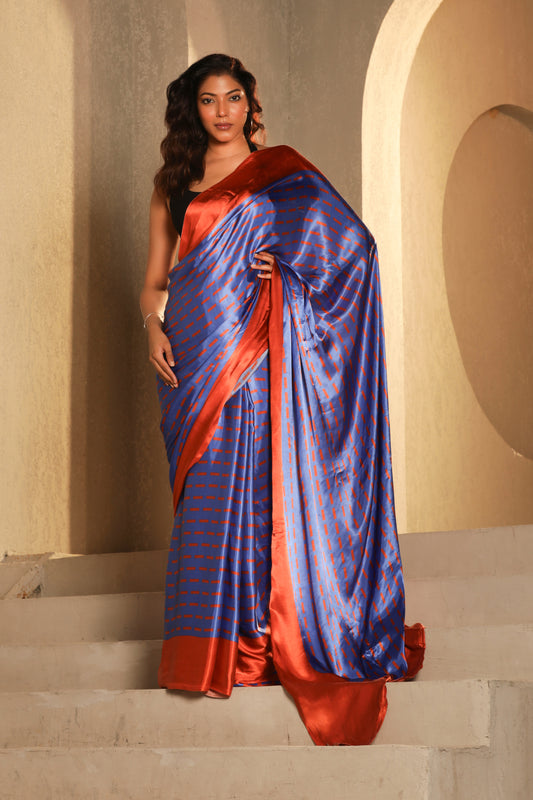 INDIGO EARTH SAREE