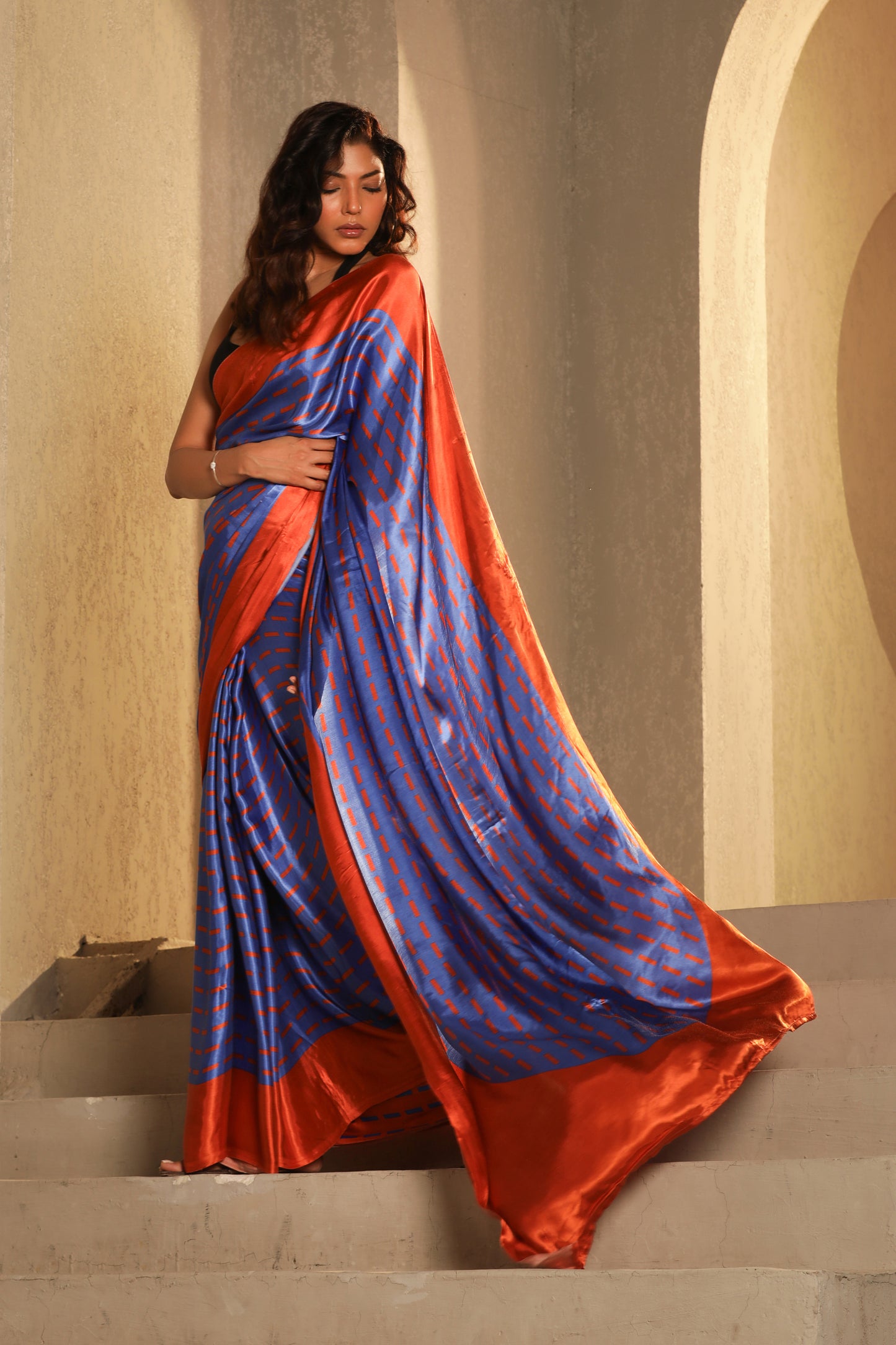 INDIGO EARTH SAREE